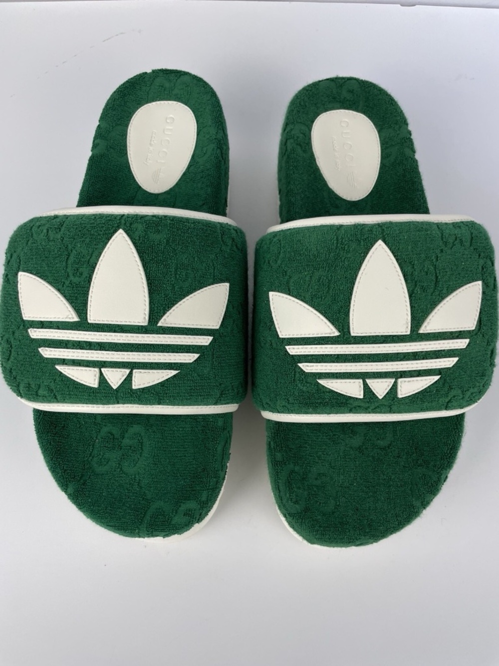 Gucci x Adidas Women’s GG Monogram Platform Slides Shoes 41
